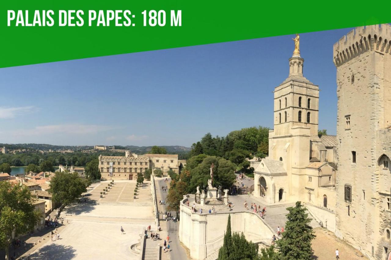 La Balance Des Doms - 1 Min Du Palais Des Papes - Intra-Muros Avinhão Exterior foto